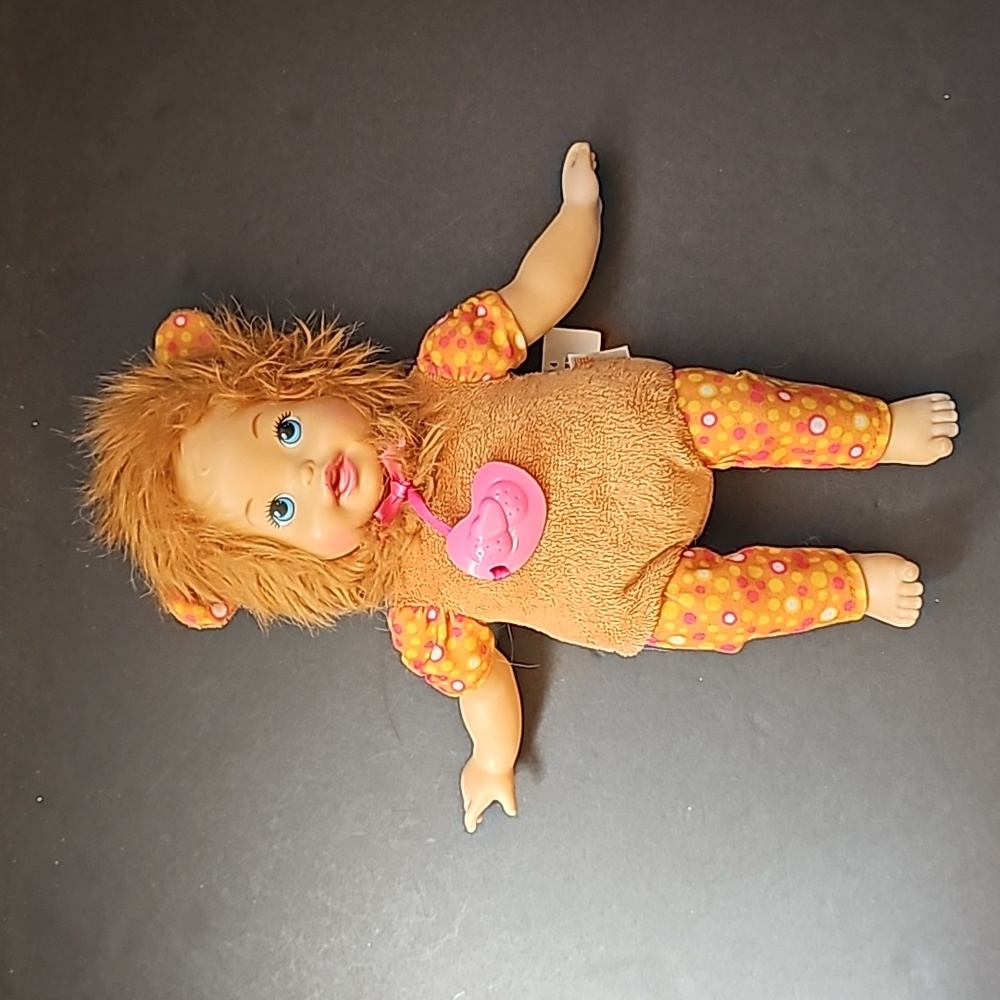 Mattel Little Mommy Dress Up Cuties Snuggly Lion Cub Doll